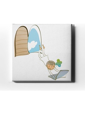 Desenlio Bilgisayarlı Çocuk Kanvas Tablo