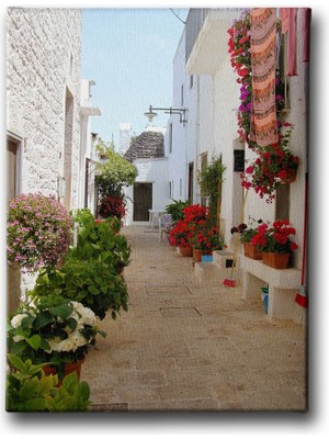 Desenlio Bodrum Kanvas Tablo