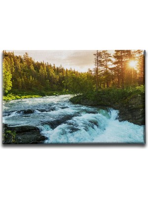 Desenlio Şelale Manzara Tablo