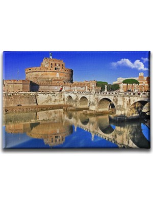 Desenlio Kutsal Melek Kalesi Canvas Tablo