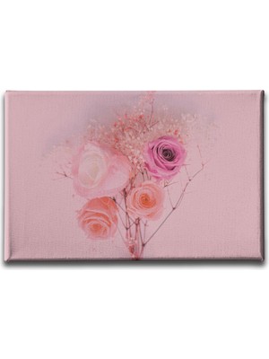 Desenlio Gül Canvas Tablo