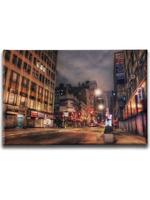 Desenlio Şehir Canvas Tablo