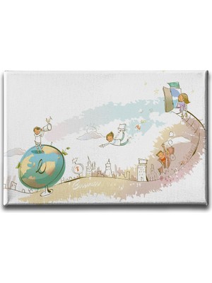 Desenlio Çocuk Dünyası  Kanvas Tablo
