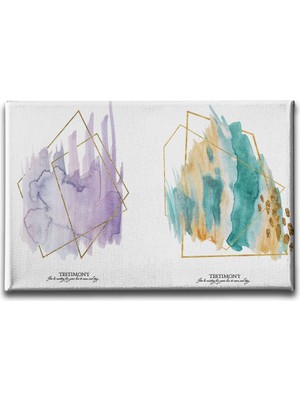 Desenlio Soyut Canvas Tablo