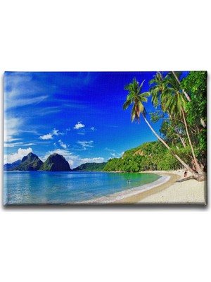 Desenlio Ada Sahili  Manzara Tablo