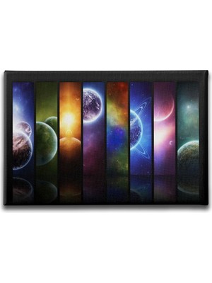 Desenlio Gezegenler Canvas Tablo