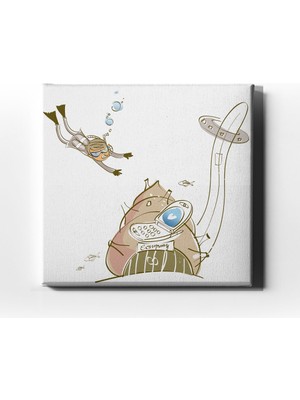 Desenlio Denizaltı Çocuk Kanvas Tablo