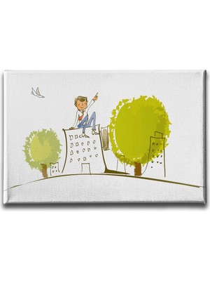 Desenlio Çocuk Kanvas Tablo