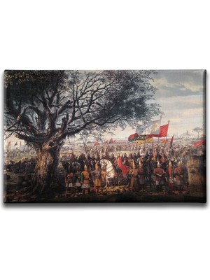 Desenlio Istanbul'un Fethi Canvas Tablo