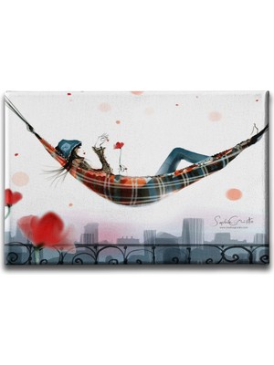 Desenlio Karanlığın Sesleri  Canvas Tablo