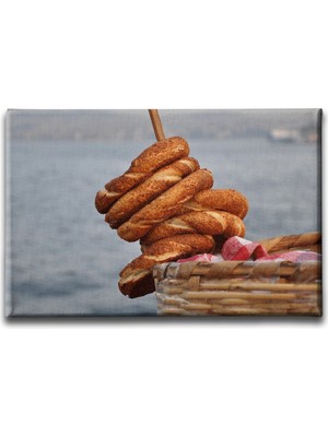 Desenlio Simit Kanvas Tablo