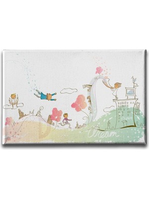 Desenlio Çocuk Rüyası  Kanvas Tablo