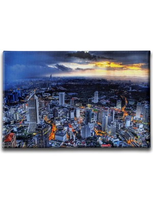 Desenlio City Canvas Tablo