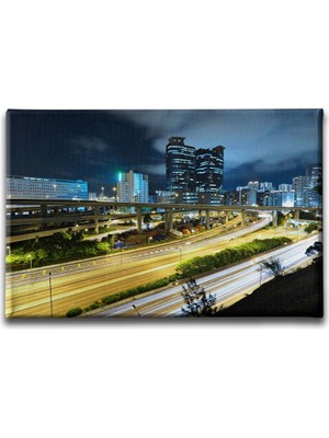 Desenlio City Canvas Tablo