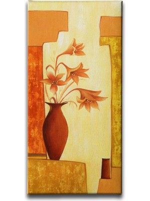 Desenlio Zambak Kanvas Tablo