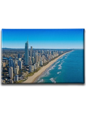 Desenlio Şehir Kanvas Tablo