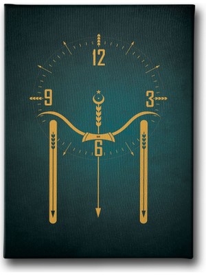 Desenlio Ok ve Yay Saatli Tablo