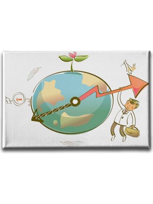 Desenlio Dünya Çocuk Kanvas Tablo