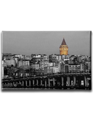 Desenlio Galata Kulesi Canvas Tablo