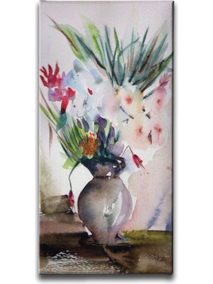 Desenlio Vazodaki Çiçek Kanvas Tablo