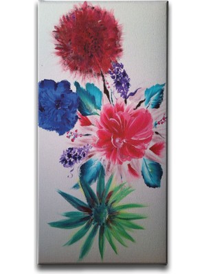 Desenlio Çiçek Kanvas Tablo