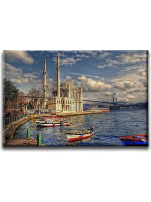 Desenlio Istanbul Ortaköy Canvas Tablo