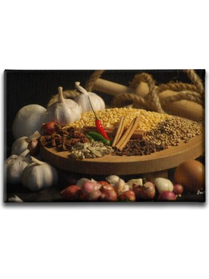 Desenlio Gıda Kanvas Tablo