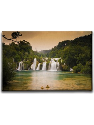 Desenlio Şelale Manzara Tablo