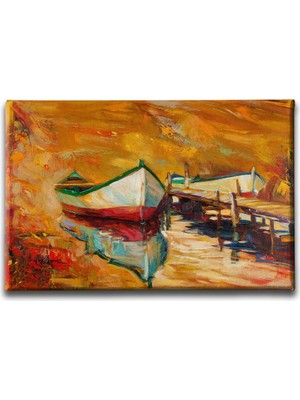 Desenlio Tekne Yağlı Boya Kanvas Tablo