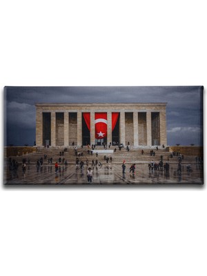 Desenlio Anıtkabir Panoramik Kanvas Tablo