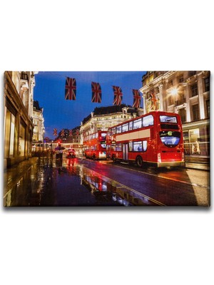 Desenlio Londra City Canvas Tablo