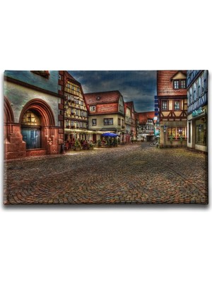 Desenlio Almanya City Canvas Tablo