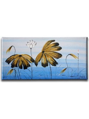 Desenlio Modern Panoramik Kanvas Tablo