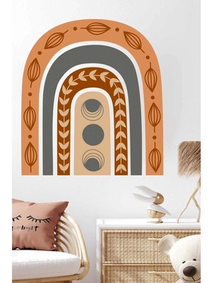 Kt Grup Leaves Bohem Duvar Sticker