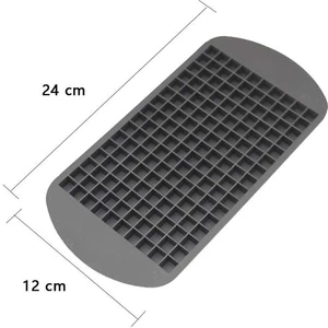 DMR-3670 160'LI Silikon Mini Buz Kalıbı - Antrasit Renk Sunumlar Için Mini Buz Kalıbı