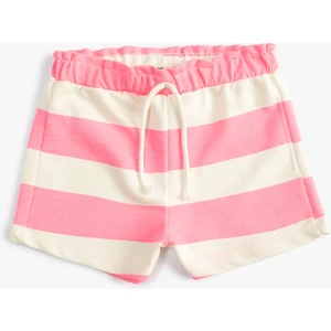 Şort Beli Bağlamalı Pamuklu