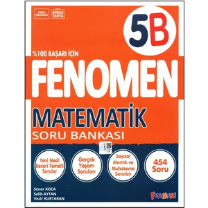 Fenomen Yayıncılık Fenomen 5. Sınıf Matematik Soru Bankası (B)