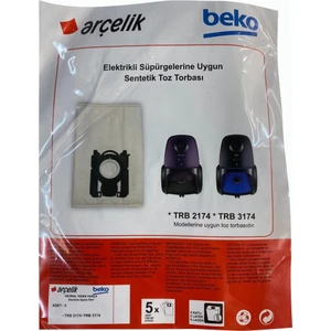 Trb 3174 Orjinal Elektrikli Süpürge Toz Torbası (5 Adet)