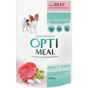 Dana Etli ve Kızılcıklı Küçük Irk Yetişkin Köpek Konservesi 100GR