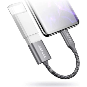 USB C To USB Adaptörü Type-C 3.0 Otg Kablosu Çevirici Dönüştürücü Adaptör Kablosu MacBook Pro 2018 2017 ile Uyumlu Samsung Galaxy S20 S20+ Ultra S8 S9 Note 10 Uyumlu CD0019