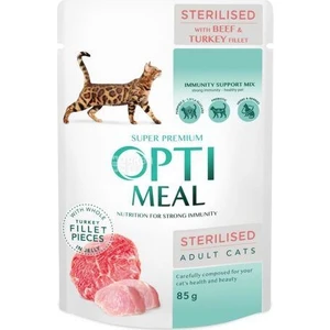 Dana-Hindi Soslu Tahılsız Yaş Kısır Kedi Maması 85 gr