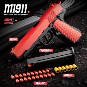 Kabuk Fırlatma Yumuşak Kurşun Tabanca Glock Simülasyon Tabanca Oyuncak (Yurt Dışından)