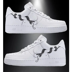 Airforce1 '07 White Tasarımlı Spor Ayakkabı Sneakers Unisex Ortepedik Taban