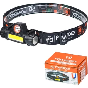 Kafa Feneri Lambası Cob LED Şarjlı Powerdex PD-6672/KM-1001