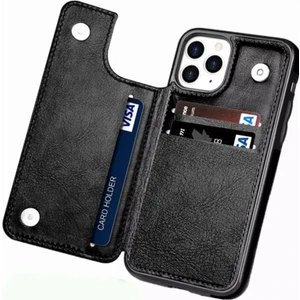 Kılıf Sipariş Iphone 15 Pro Cüzdanlı Kart Bölümlü Deri Kılıf