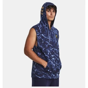 Under Armour Erkek Project Rock Rival Fleece Kolsuz Tam Boy Fermuarlı 1380120-410