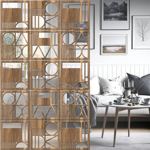 Lazer Kesim Sarkıt Paravan, Ahşap Seperatör, Panel Levha Seti