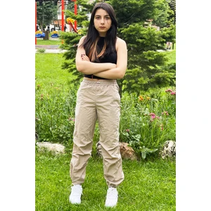 Çocuk Unisex Paçaları Elastik Jogger Paraşüt Kumaş PANTOLON-PNT-0031