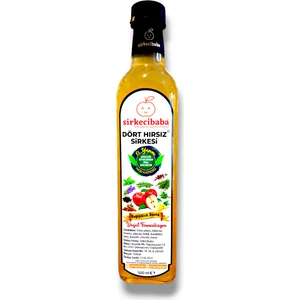 El Yapımı Dört Hırsız Sirkesi | Four Thief Vinegar 500 ml (Hand Made Vinegar)