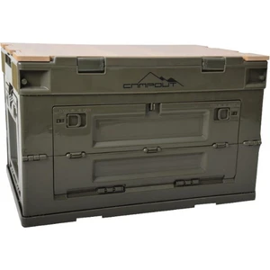 Katlanır Kamp Kasası Ahşap Tablalı